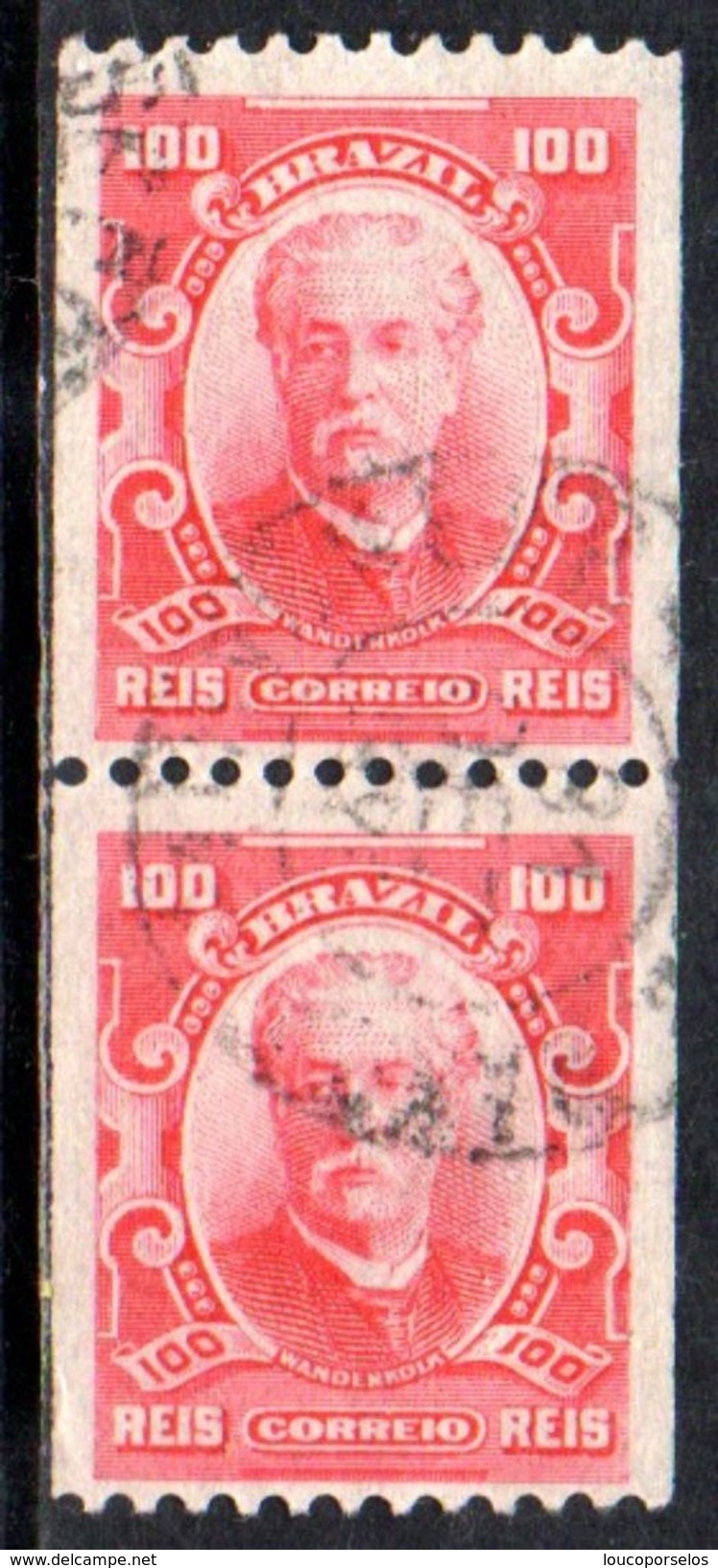 Brasil 139 Al Proceres Selo De Bobina Par U - Used Stamps