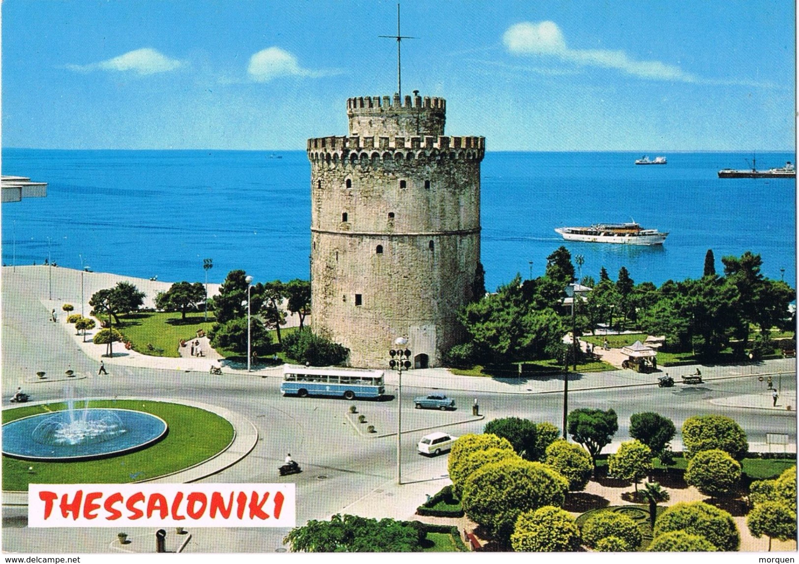 25021. Postal TESSALONICA (Grecia), La Torre Blanca - Grecia