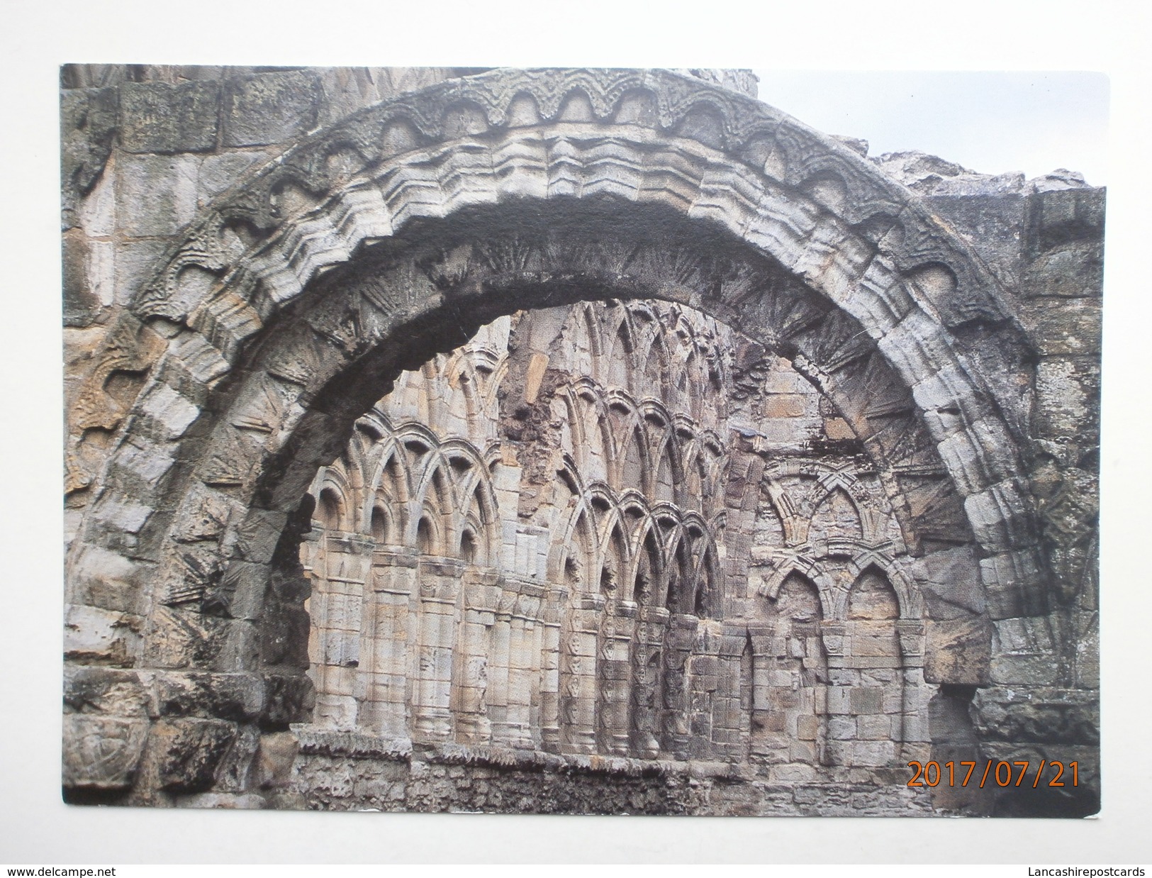 Postcard Wenlock Priory Shropshire Norman Arch My Ref B21583 - Shropshire