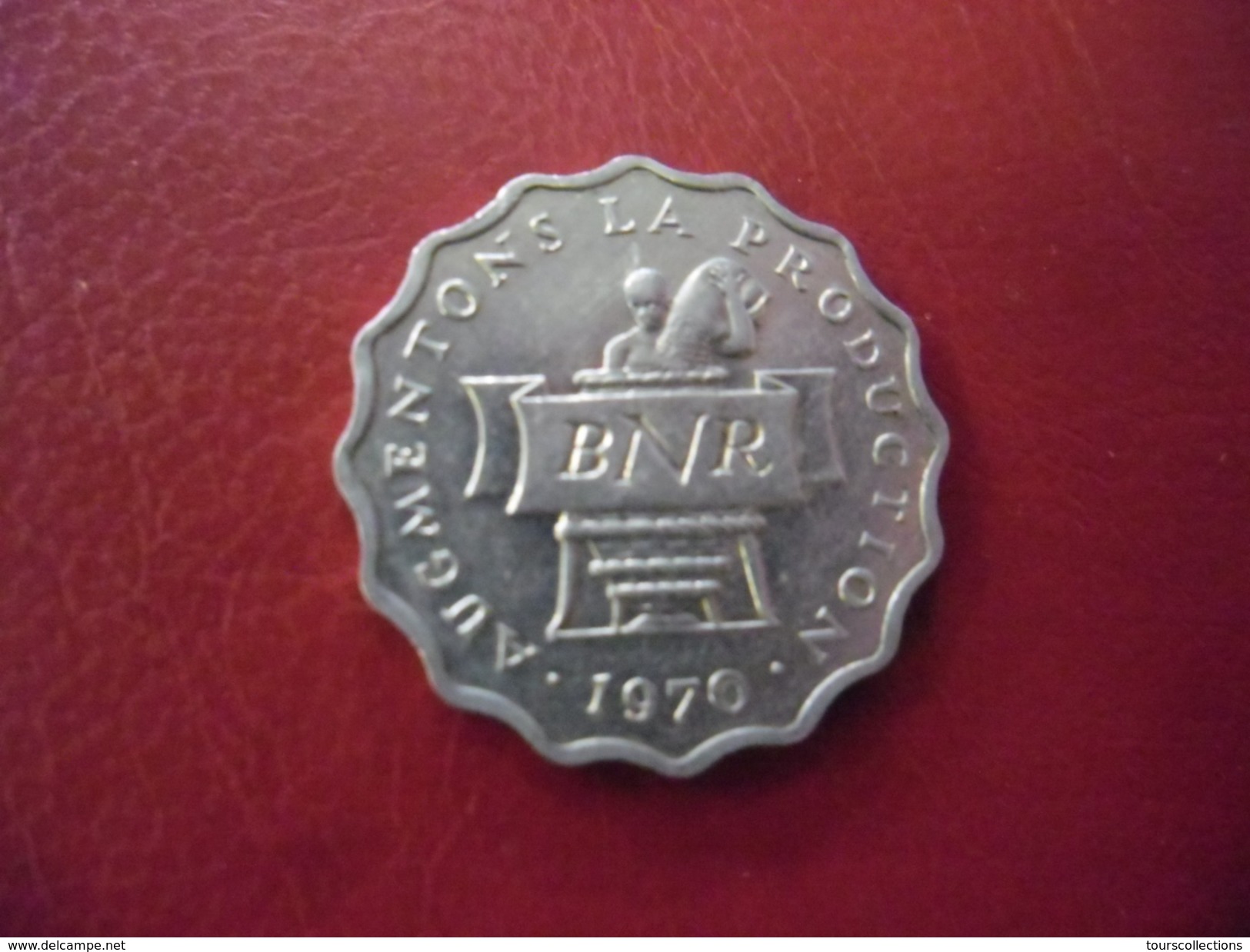Lot De 3 Monnaies : 2 Francs Rwanda 1970 - 5 Francs Mali 1961 - 10 Sengi Congo 1967 - Animaux Afrique - Alla Rinfusa - Monete