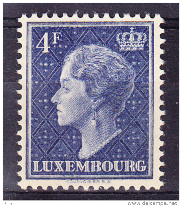 LUXEMBOURG YT 422 ** MNH  (4N294) - 1948-58 Charlotte Left-hand Side