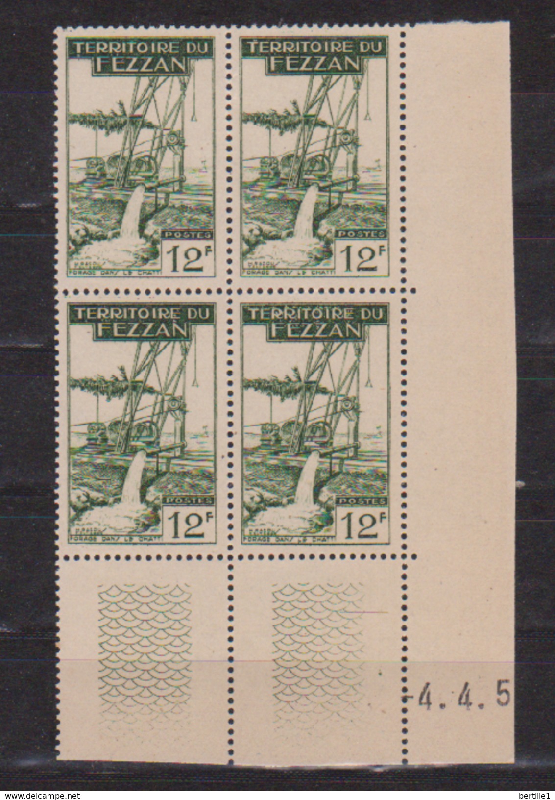 FEZZAN      N° YVERT  :   63     COIN DATE 04/04/50     NEUF SANS CHARNIERES - Unused Stamps