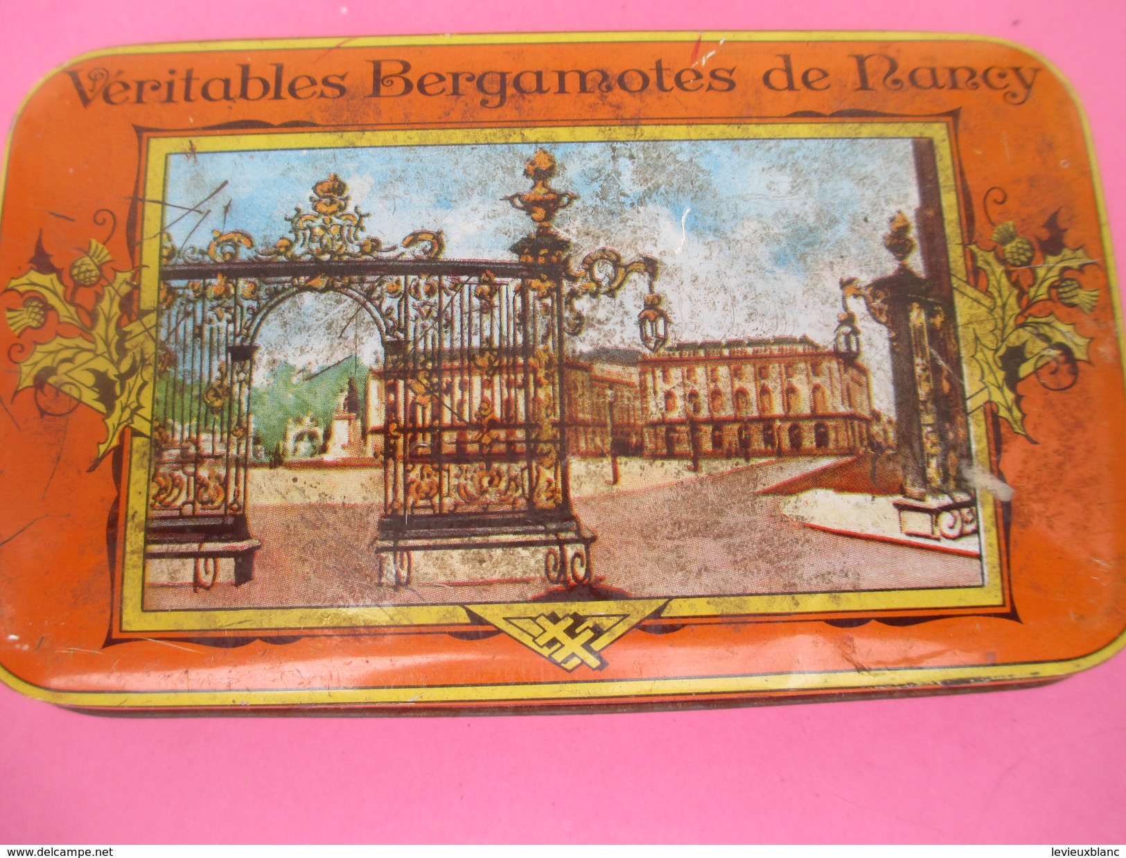 Boite Métallique Ancienne/Confiserie /Véritables Bergamotes De Nancy/ Vers 1950         BFPP138 - Dosen