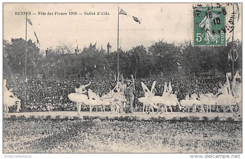 Rennes      35        Fête Des Fleurs         Ballet D'Aïda    (voir Scan) - Rennes