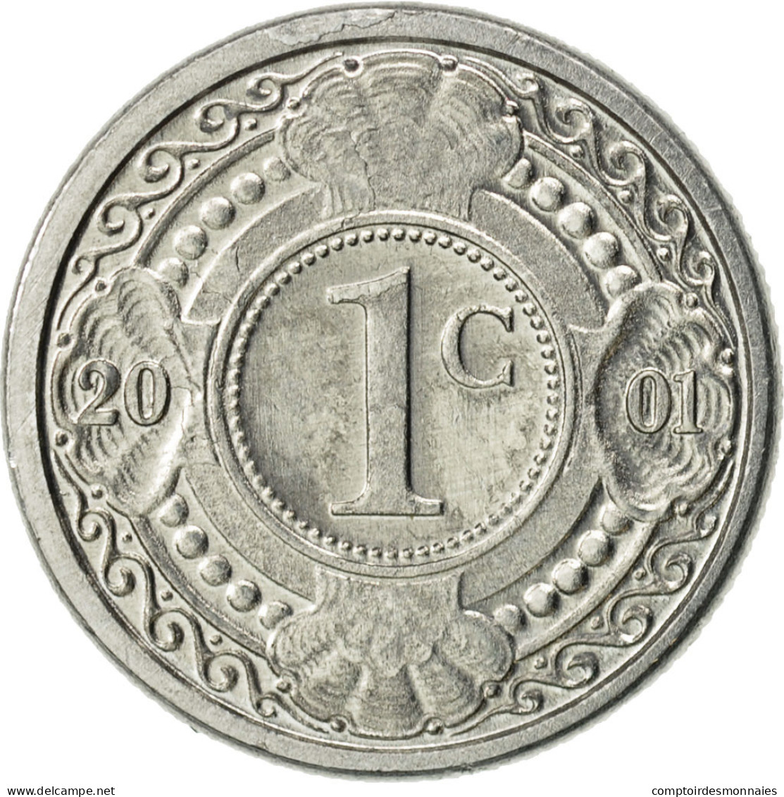 Monnaie, Netherlands Antilles, Beatrix, Cent, 2001, Utrecht, SUP, Aluminium - Antilles Neérlandaises