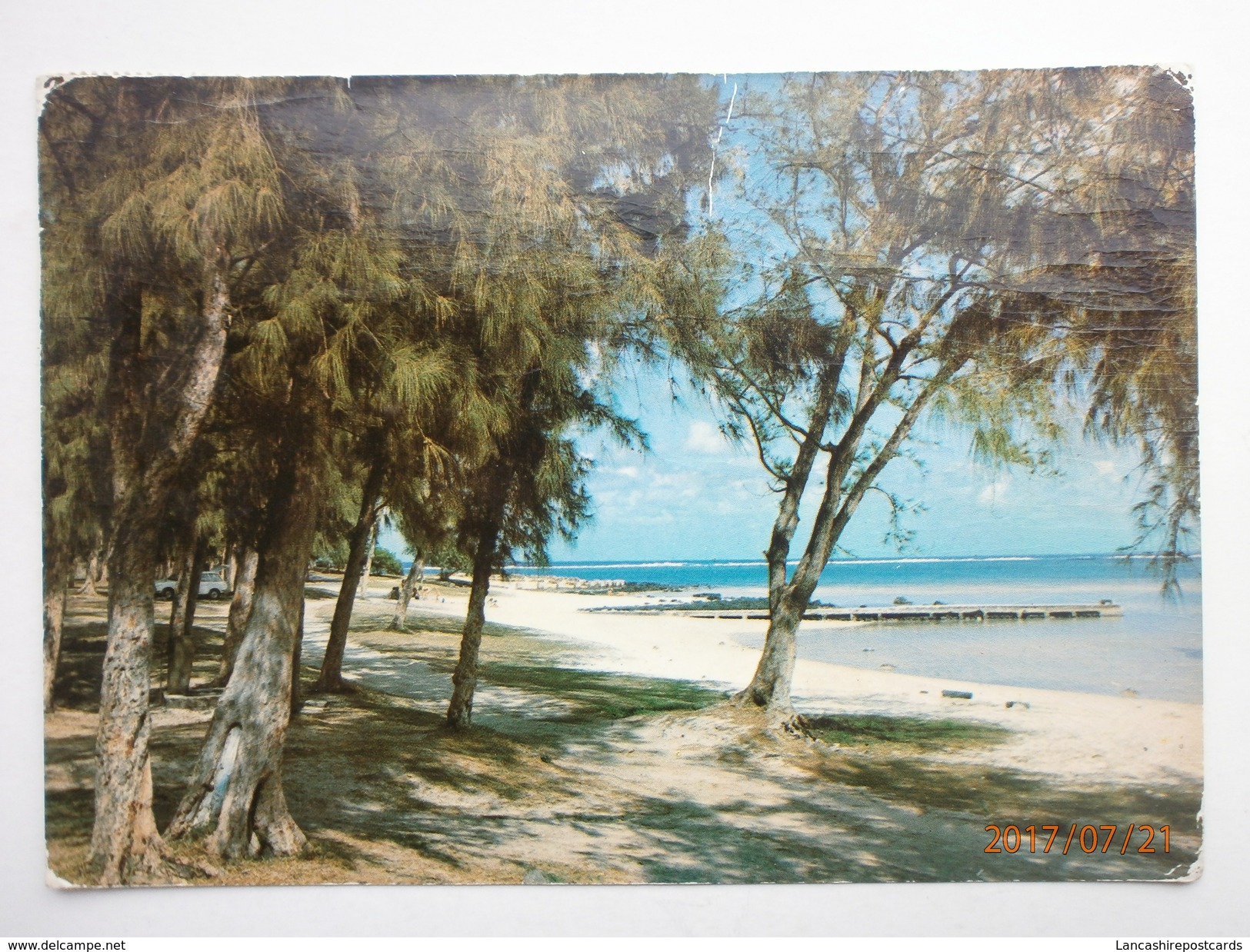 Postcard Blue Bay Mauritius Ile Maurice Postally Used Kenya 1978 By Technic Studio My Ref B21596 - Mauritius