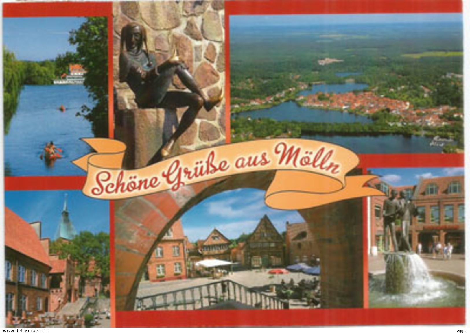 Schöne Grüsse Aus Mölln, Postcard Mölln, Addressed To ANDORRA,. With Arrival Postmark - Moelln