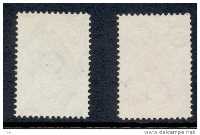 Nederland - 1931 - 1,5 En 6 Cent Goudse Glazen, NVPH 238/9 - Oblitérés