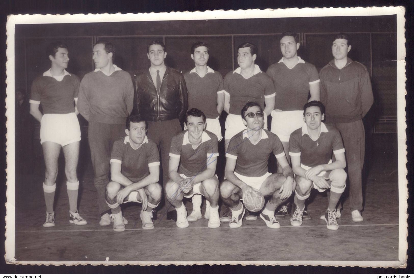 Fotografia EQUIPA ANDEBOL Regimento Cavalaria Nº6 (PORTO) Nome Dos Jogadores / Campeonato Militar ANDEBOL 1960s PORTUGAL - Handball
