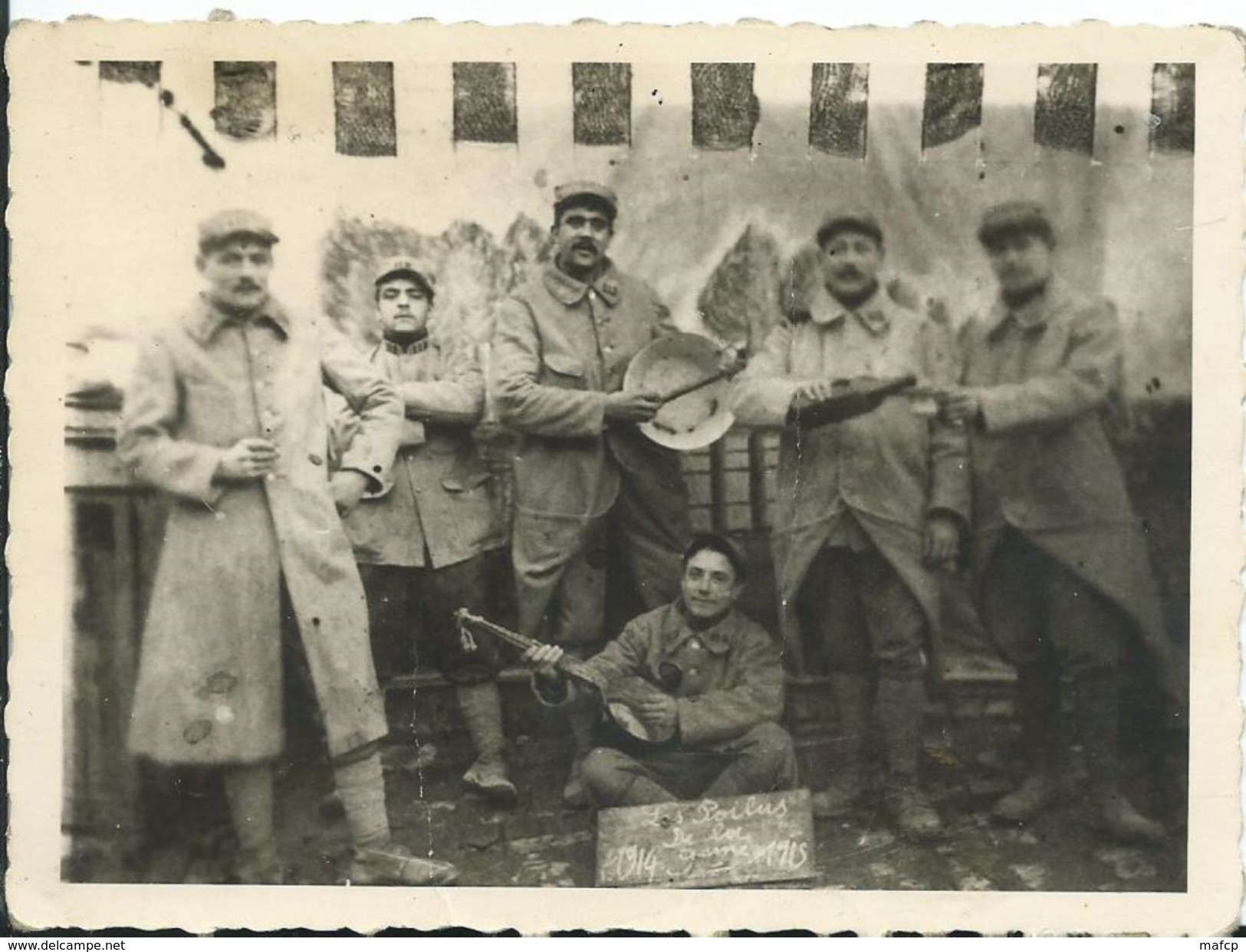 LES POILUS CLASSE 14-15photo 12 X 9 Cm - Guerre 1914-18