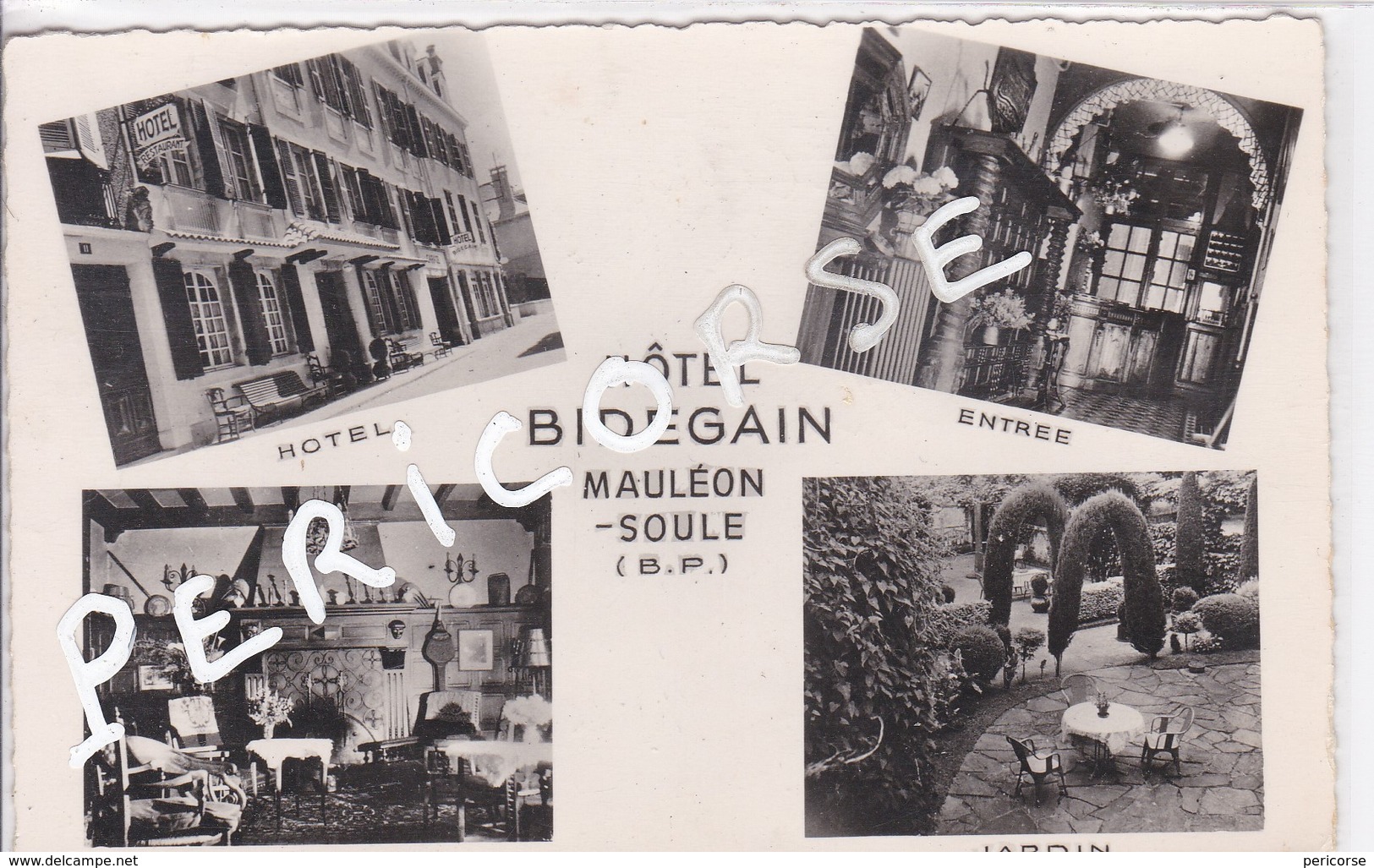 64  Mauléon  Hôtel Bidegain  (csm) - Mauleon Licharre