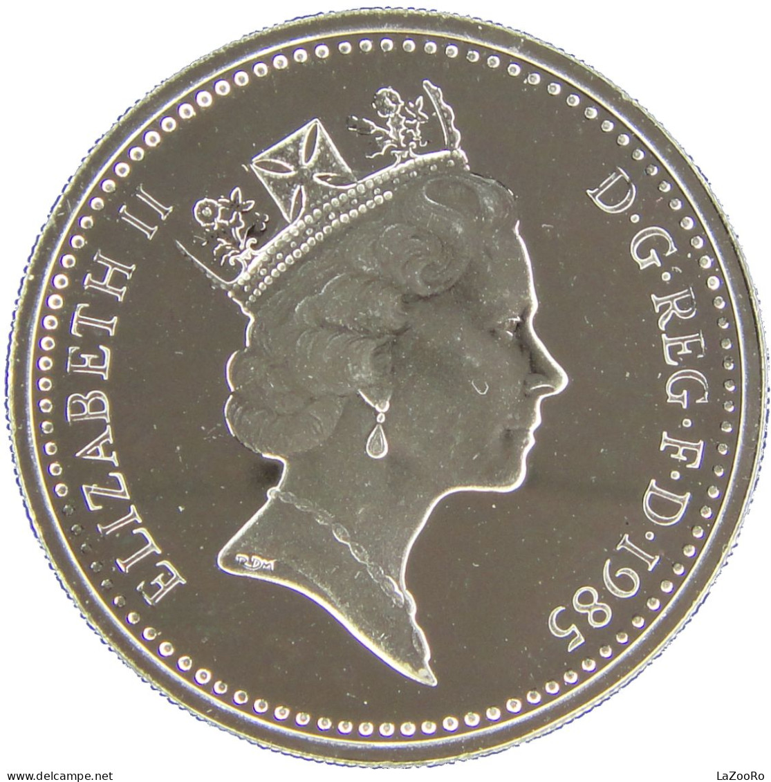 LaZooRo: United Kingdom Great Britain 1 Pound 1985 PROOF - Silver - 1 Pound