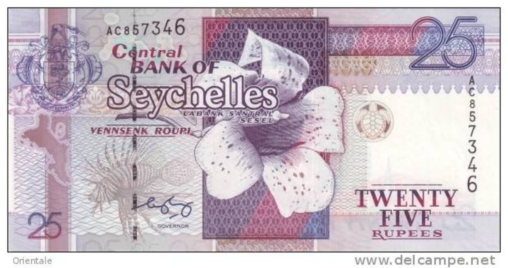 SEYCHELLES P. 37b 25 R 2008 UNC - Seychellen