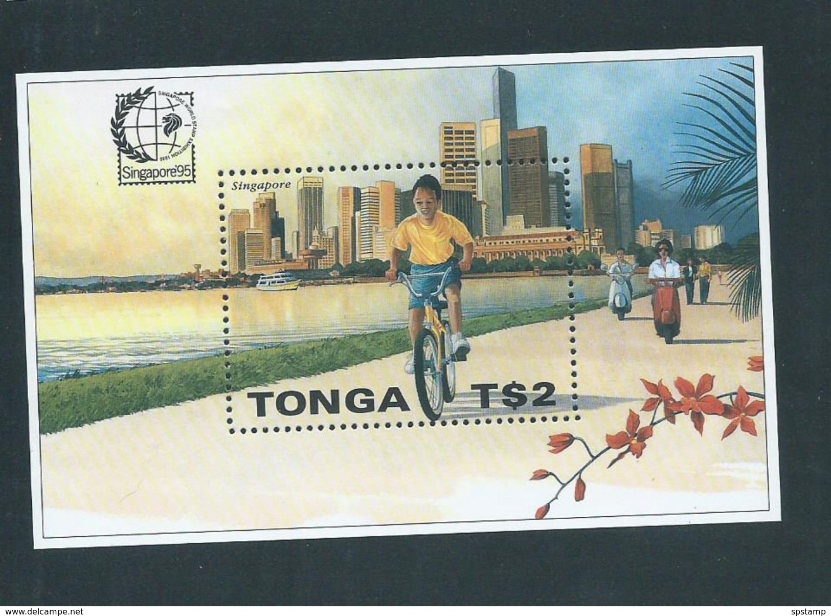Tonga 1995 Singapore Stamp Exhibition Miniature Sheet MNH - Tonga (1970-...)
