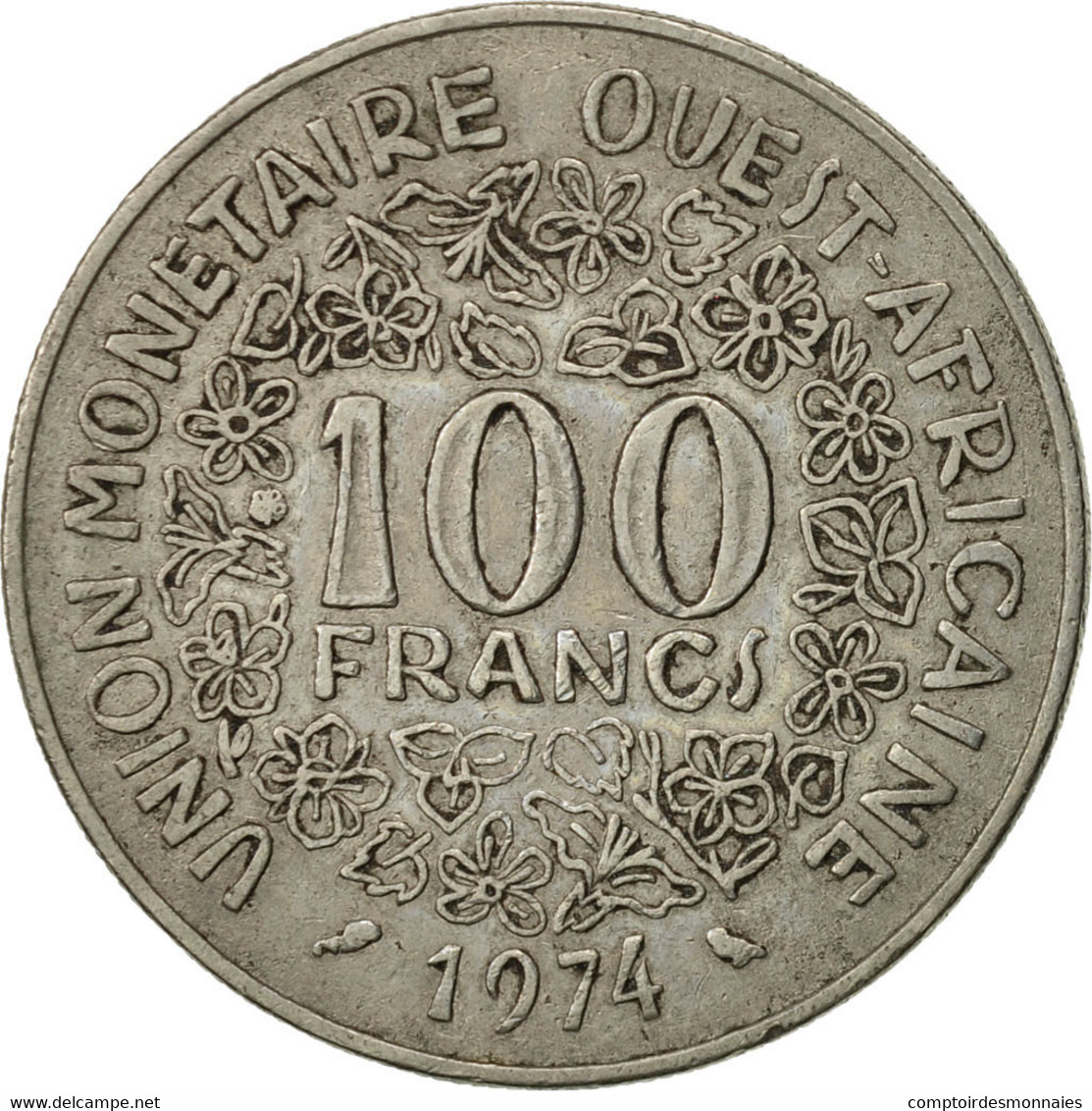 Monnaie, West African States, 100 Francs, 1974, Paris, TTB, Nickel, KM:4 - Elfenbeinküste