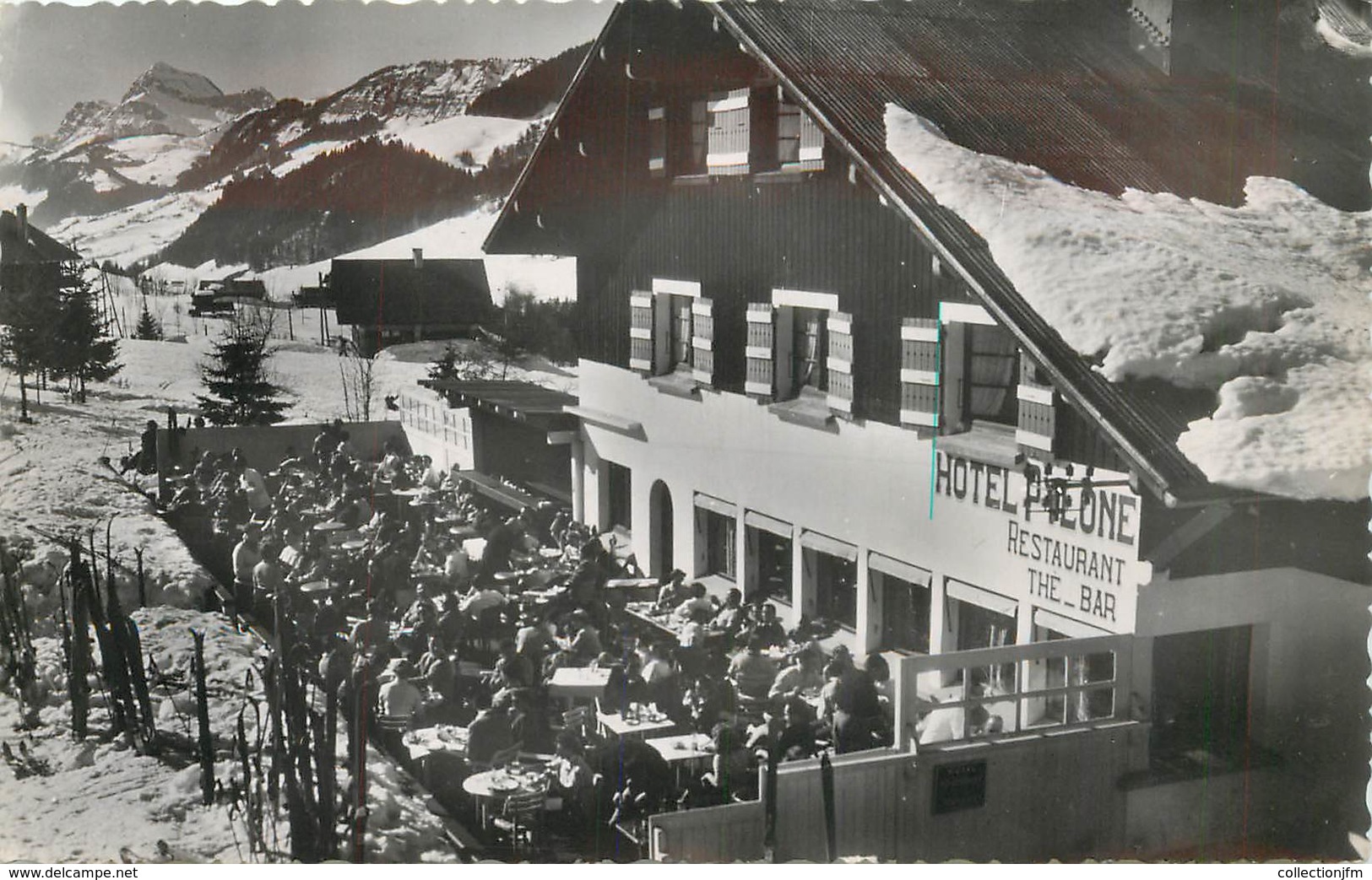 CPSM FRANCE 74 "Megève, Hotel Pylone" - Megève