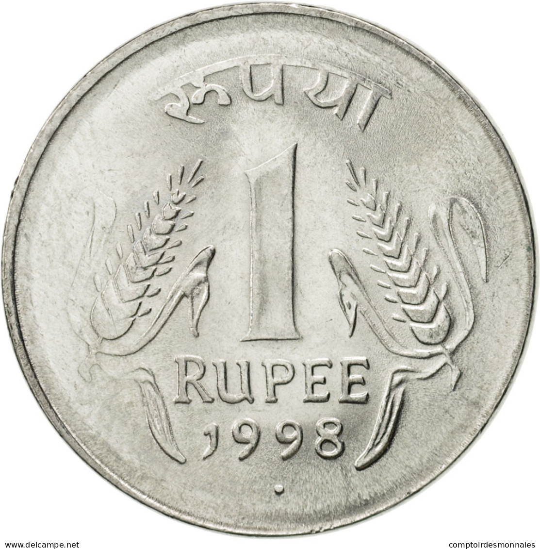 Monnaie, INDIA-REPUBLIC, Rupee, 1998, SUP, Stainless Steel, KM:92.2 - Inde