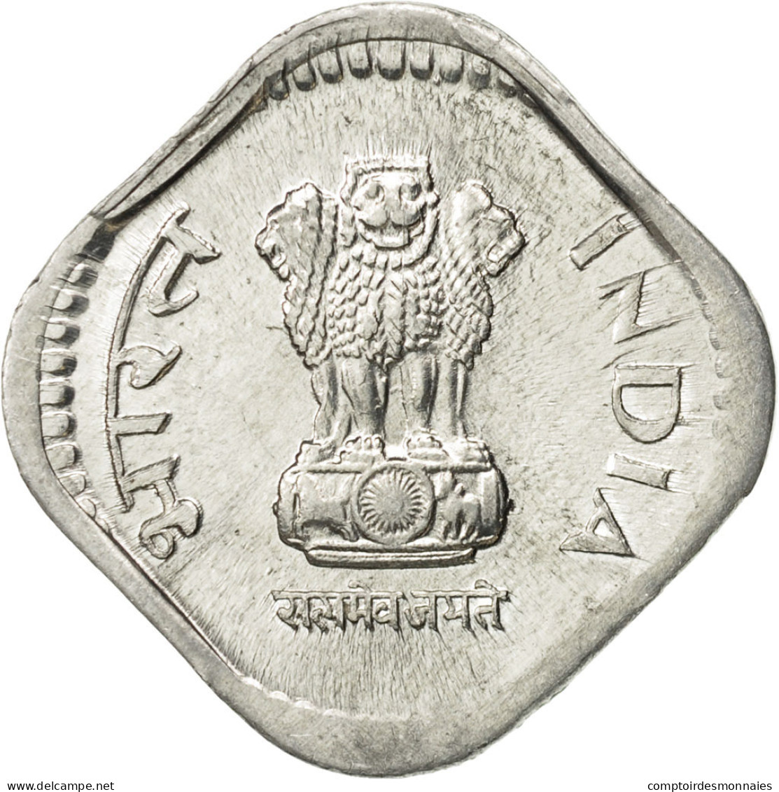 Monnaie, INDIA-REPUBLIC, 5 Paise, 1992, TTB+, Aluminium, KM:23a - Inde