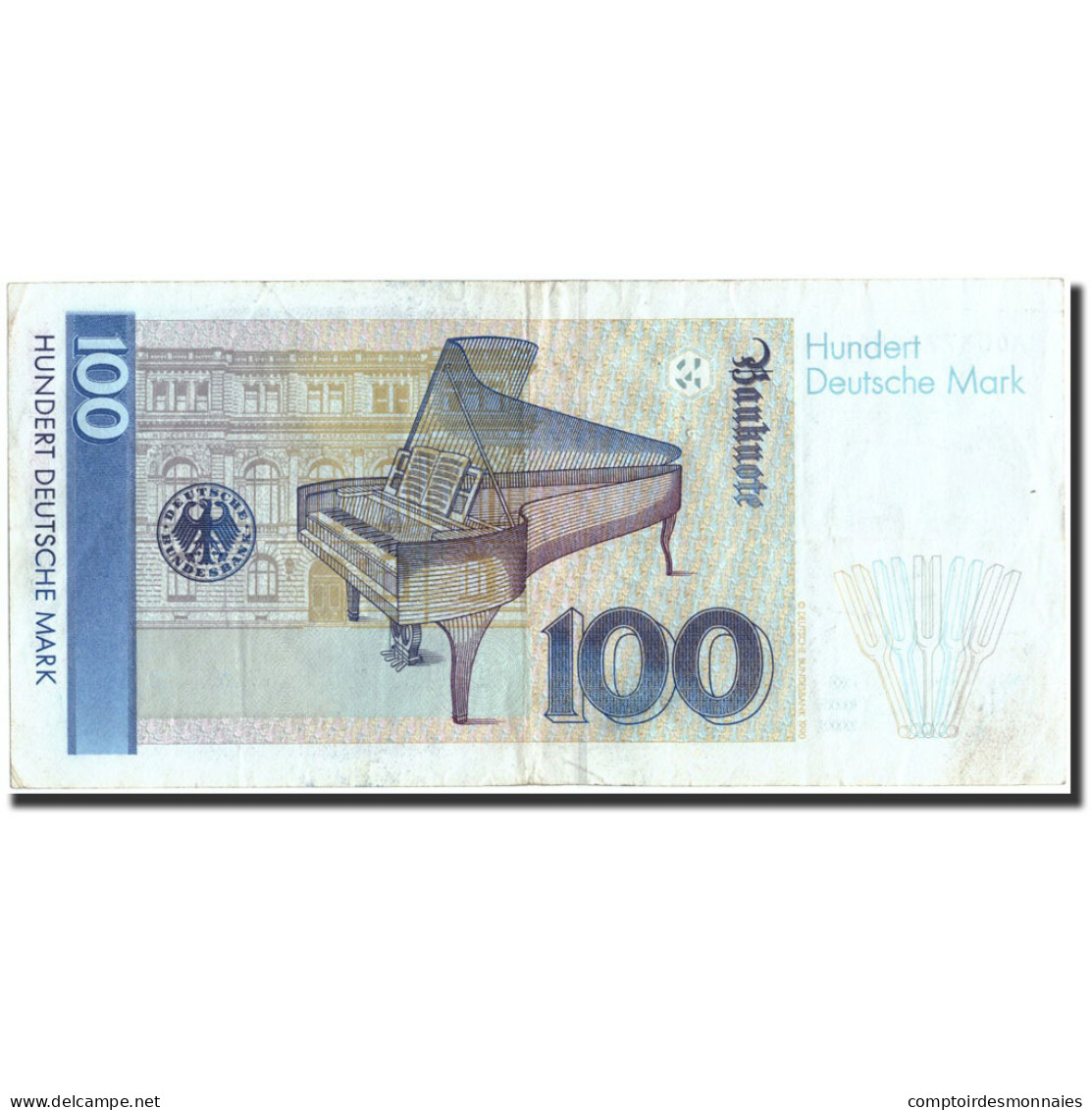 Billet, République Fédérale Allemande, 100 Deutsche Mark, 1989, 1989-01-02 - 100 Deutsche Mark