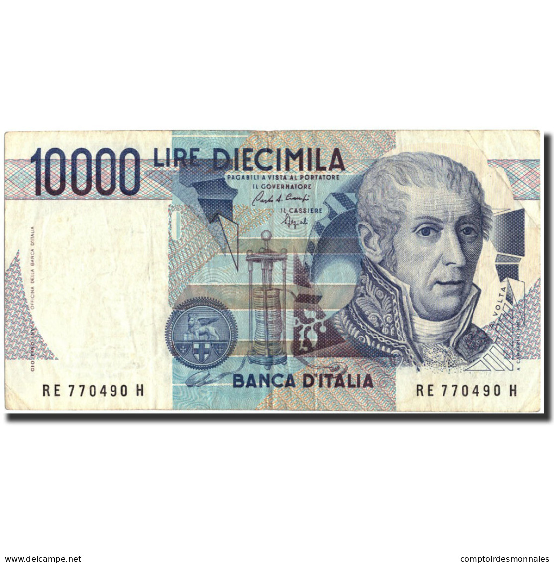 Billet, Italie, 10,000 Lire, 1984, 1984-09-03, KM:112b, TTB+ - 1000 Lire