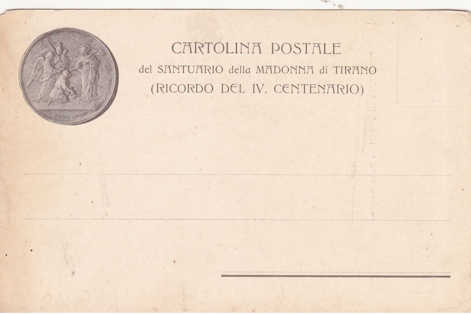 Old Postcard Of Madonna Di Tirano,Porta Maggiore, Italy,Y32. - Other & Unclassified