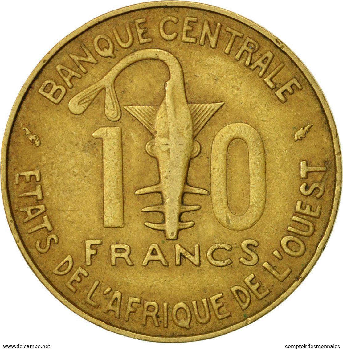 Monnaie, West African States, 10 Francs, 1977, Paris, TTB - Elfenbeinküste