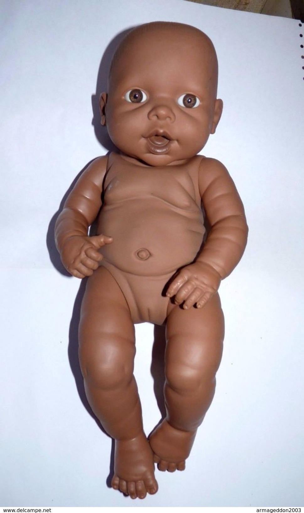 Poupées - poupée noire bébé fille pour reborn ou jouer : réaliste