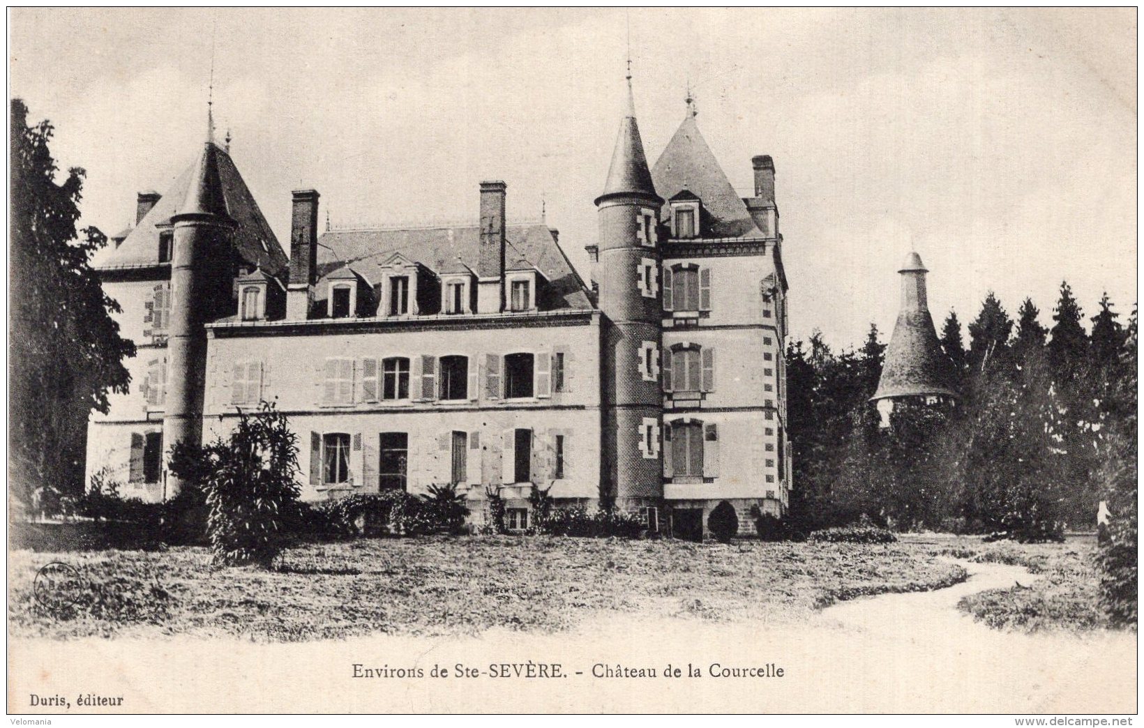 V11462 Cpa 18 Environs De Ste Sévère - Chateau De La Courcelle " St Priest La Marche" - Autres & Non Classés