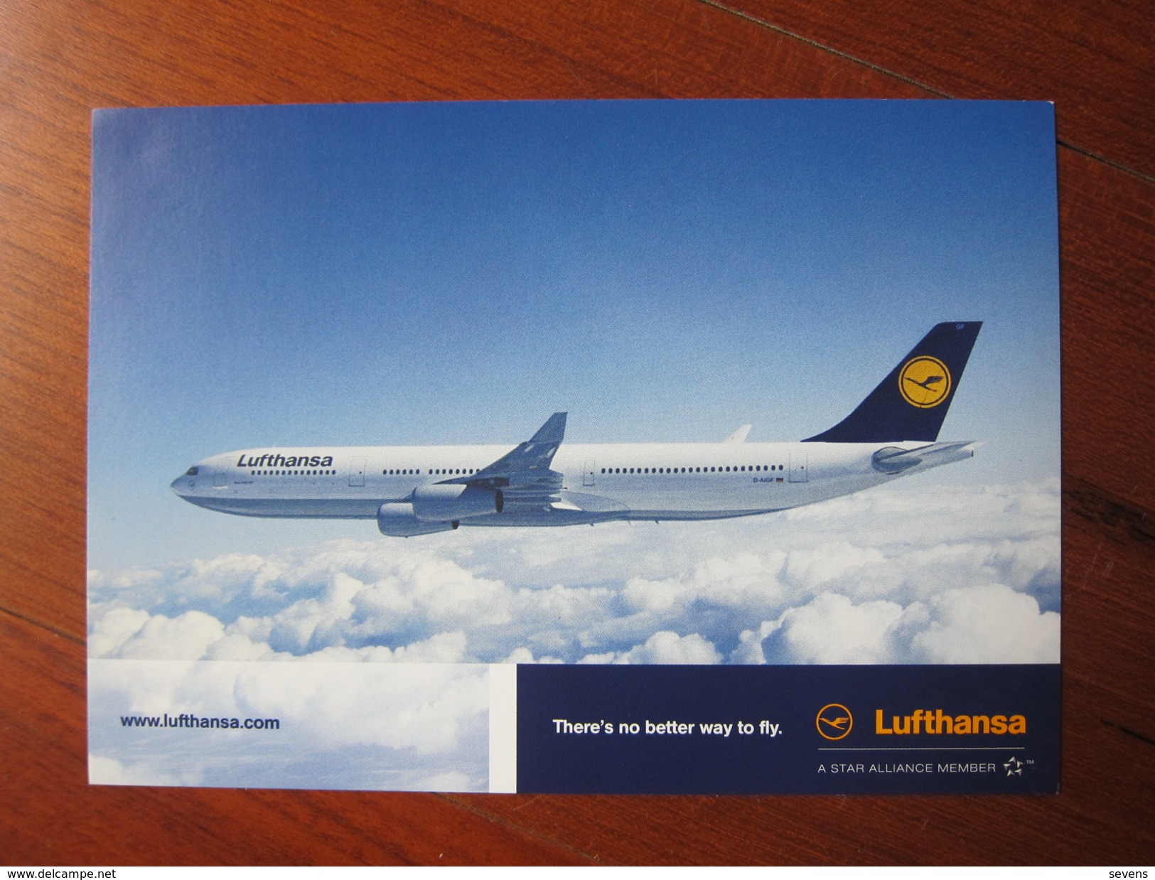 Lufthansa Airlines,2005 Limited Issued Edition, Motif 6 Of 7, Airbus A340-300 - 1946-....: Modern Era