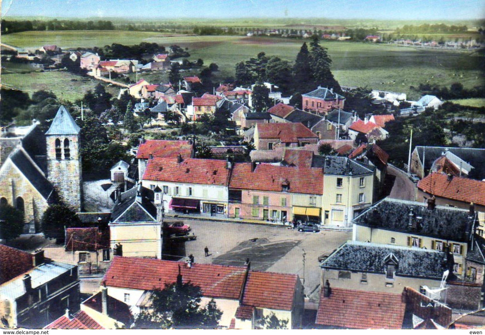 En Avion Au-dessus De Les Essarts-le-Roi. La Place. - Les Essarts Le Roi