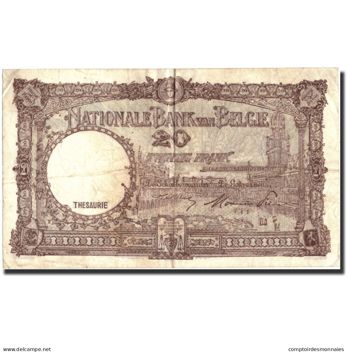 Billet, Belgique, 20 Francs, 1946, 1946-09-01, KM:116, TB - 20 Francos