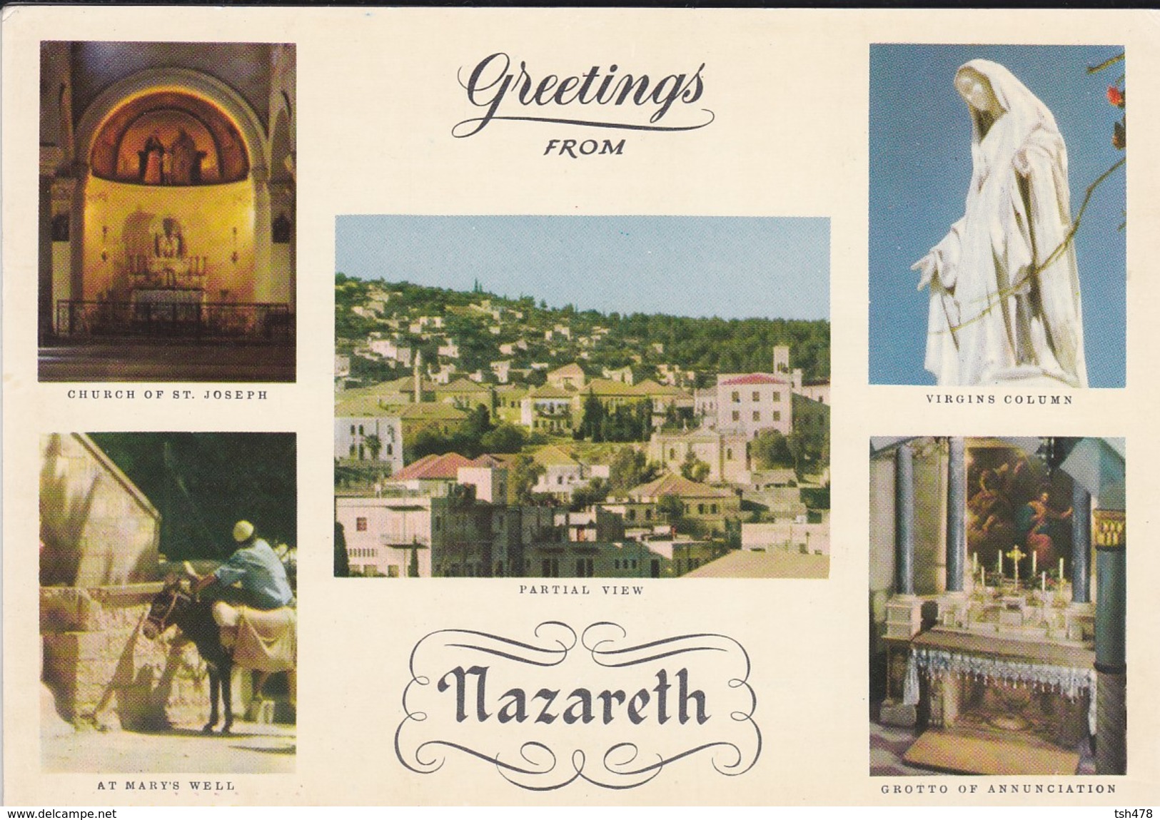 ISRAEL---NAZARETH--multivues---voir 2 Scans - Israel