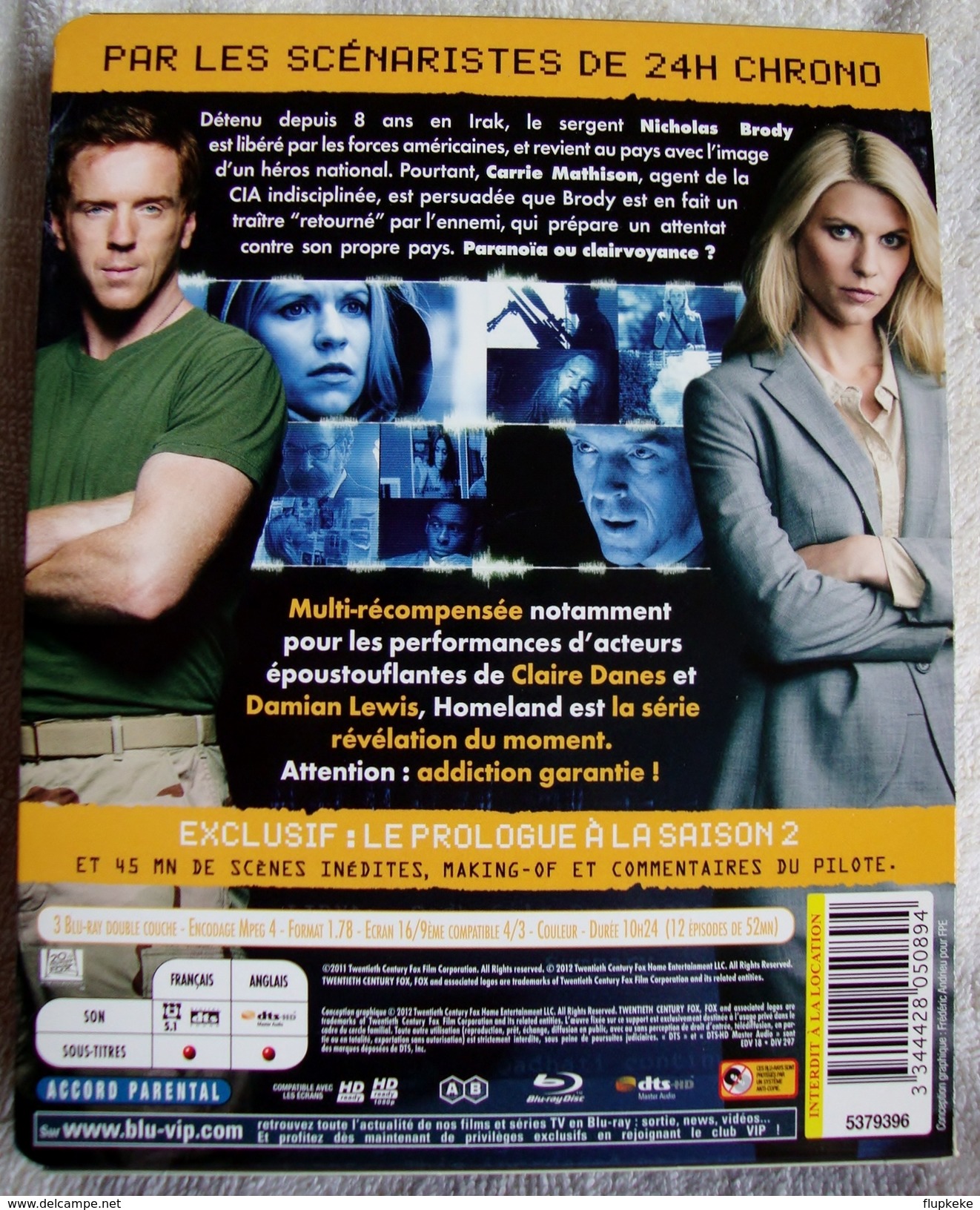 Homeland - L'intégrale De La Saison 1 (2011) - Blu-ray Homeland - TV-Reeksen En Programma's