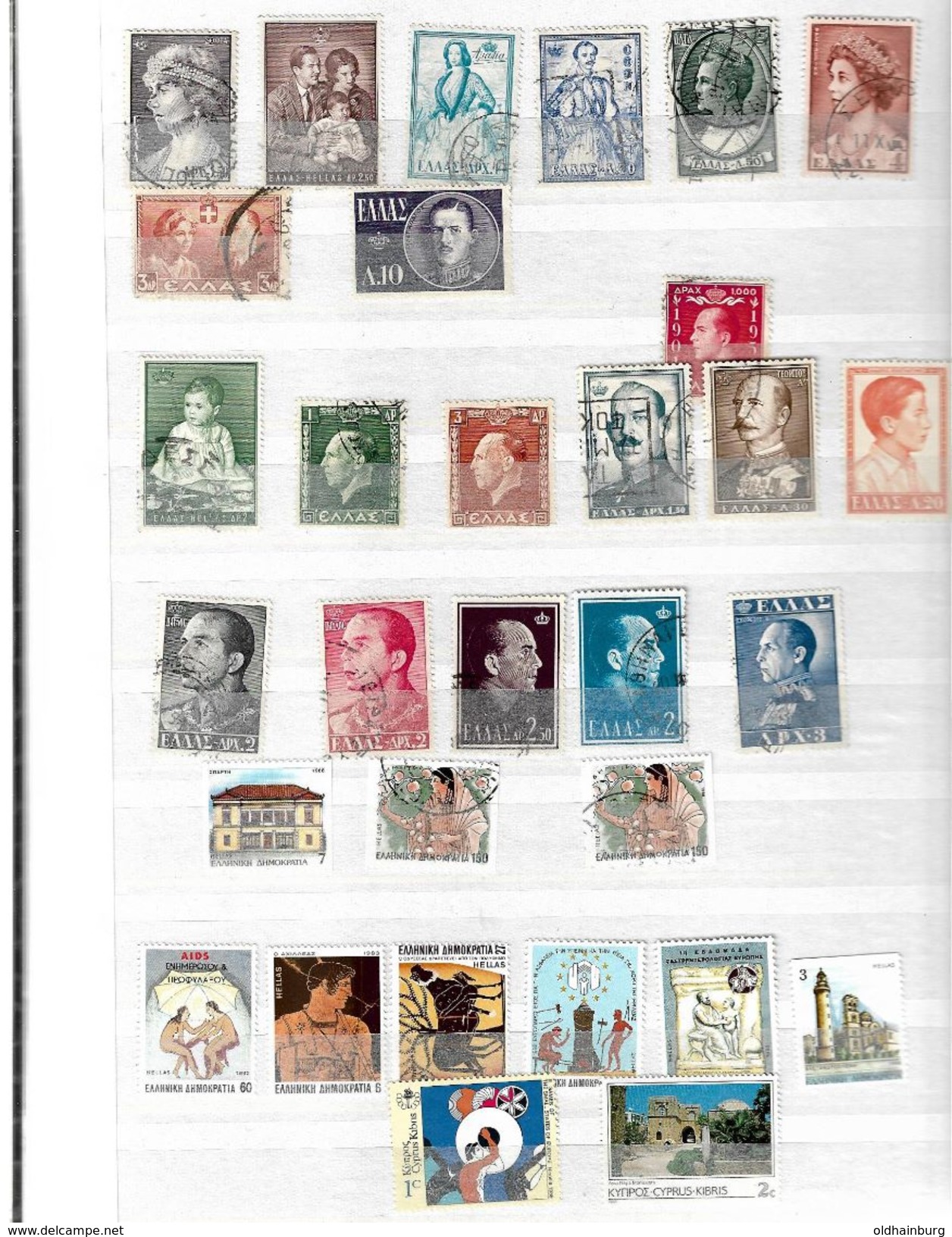 0620k: Lot Griechenland Lt. Scan - Collections