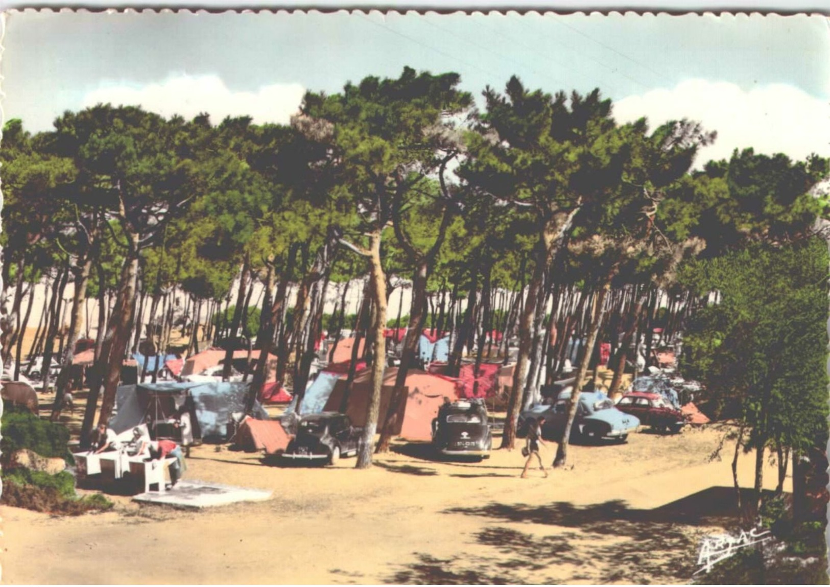 CAMPING  / VOITURE / ILE D'OLERON  SAINT DENIS  / LOT  B36 - Passenger Cars