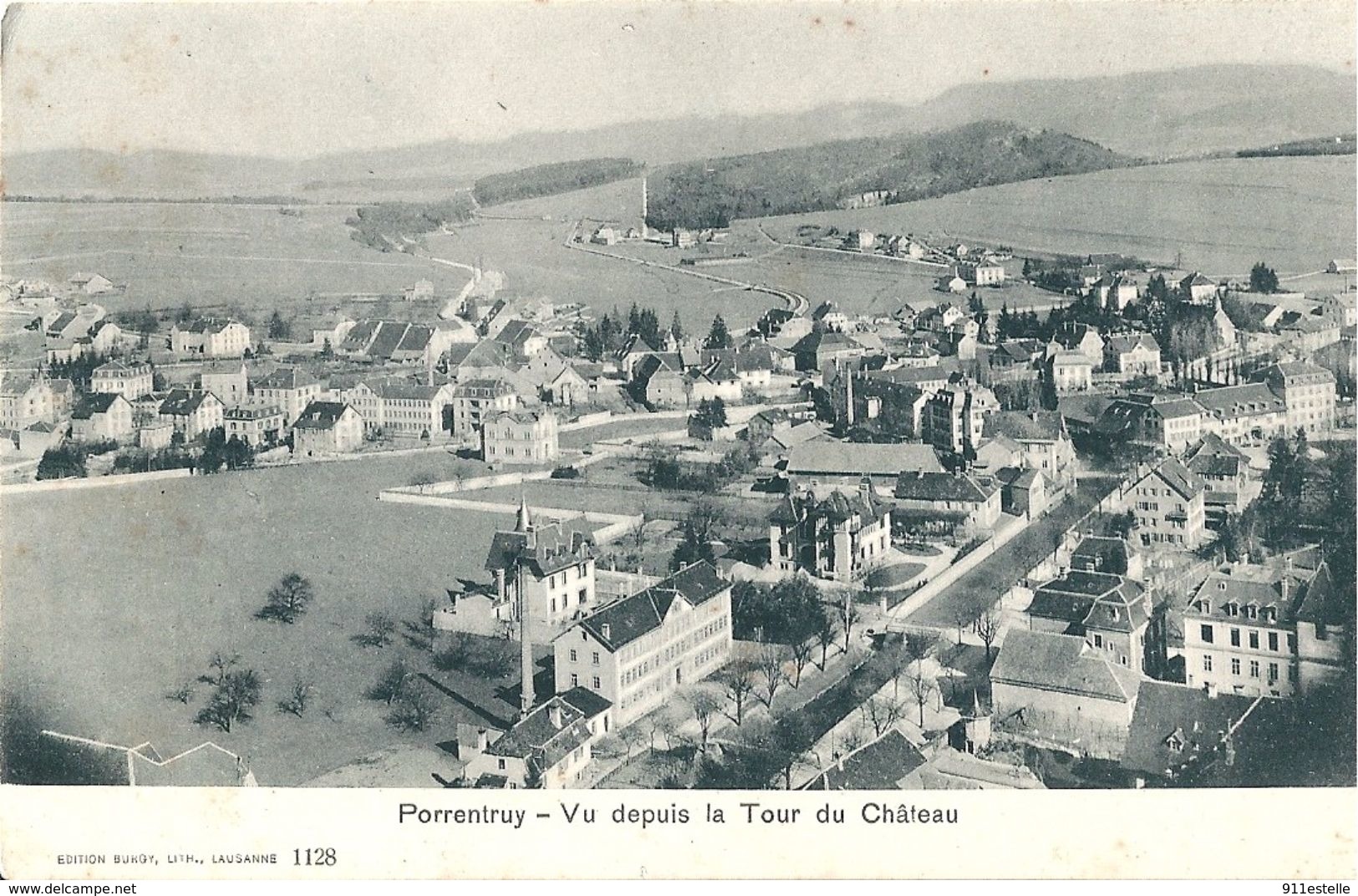 Suisse   PORRENTRUY   - VU DEPUIS LA TOUR  DU CHATEAU - Porrentruy