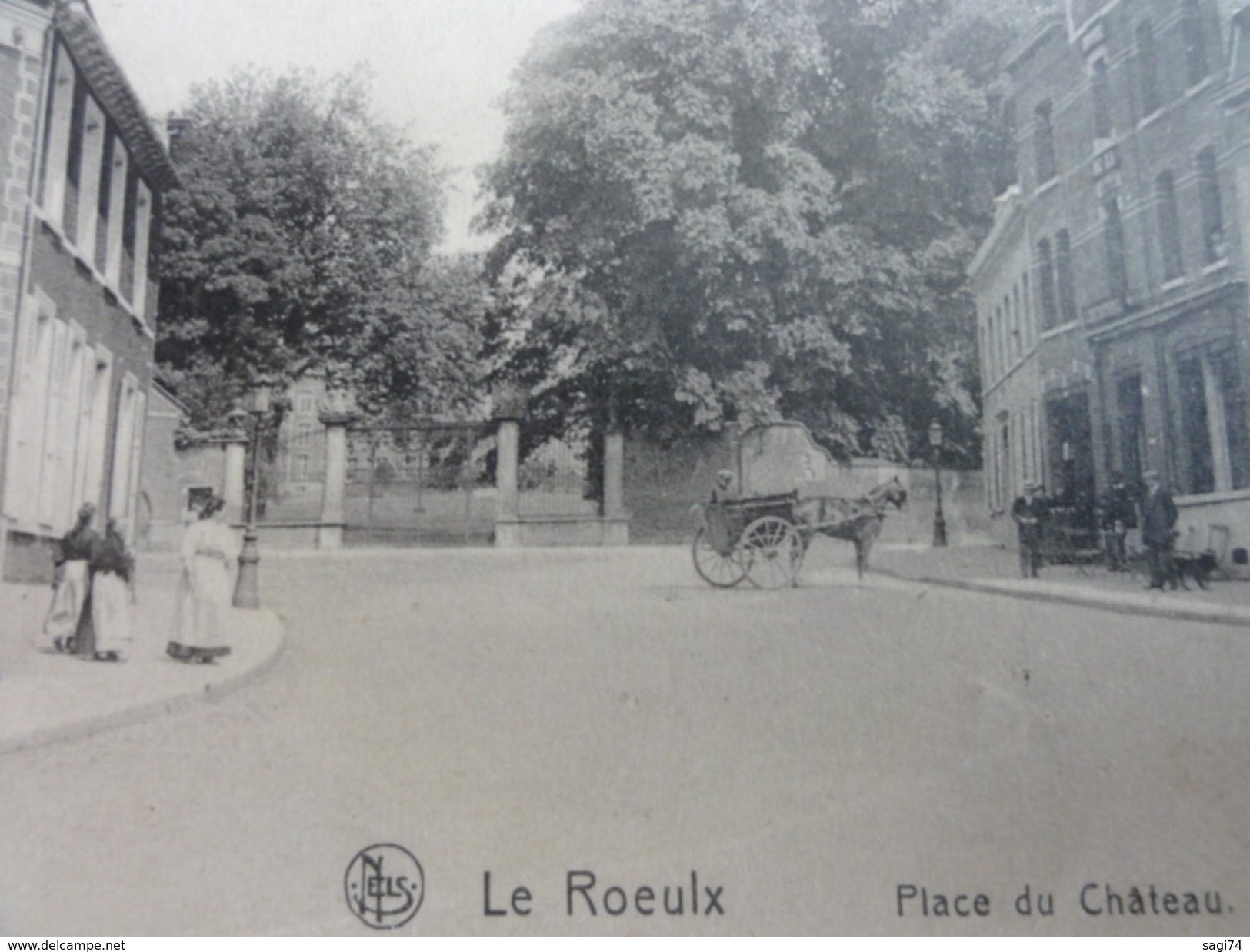 Le Roeulx , RARE !!!! Place Du Chateau - Le Roeulx