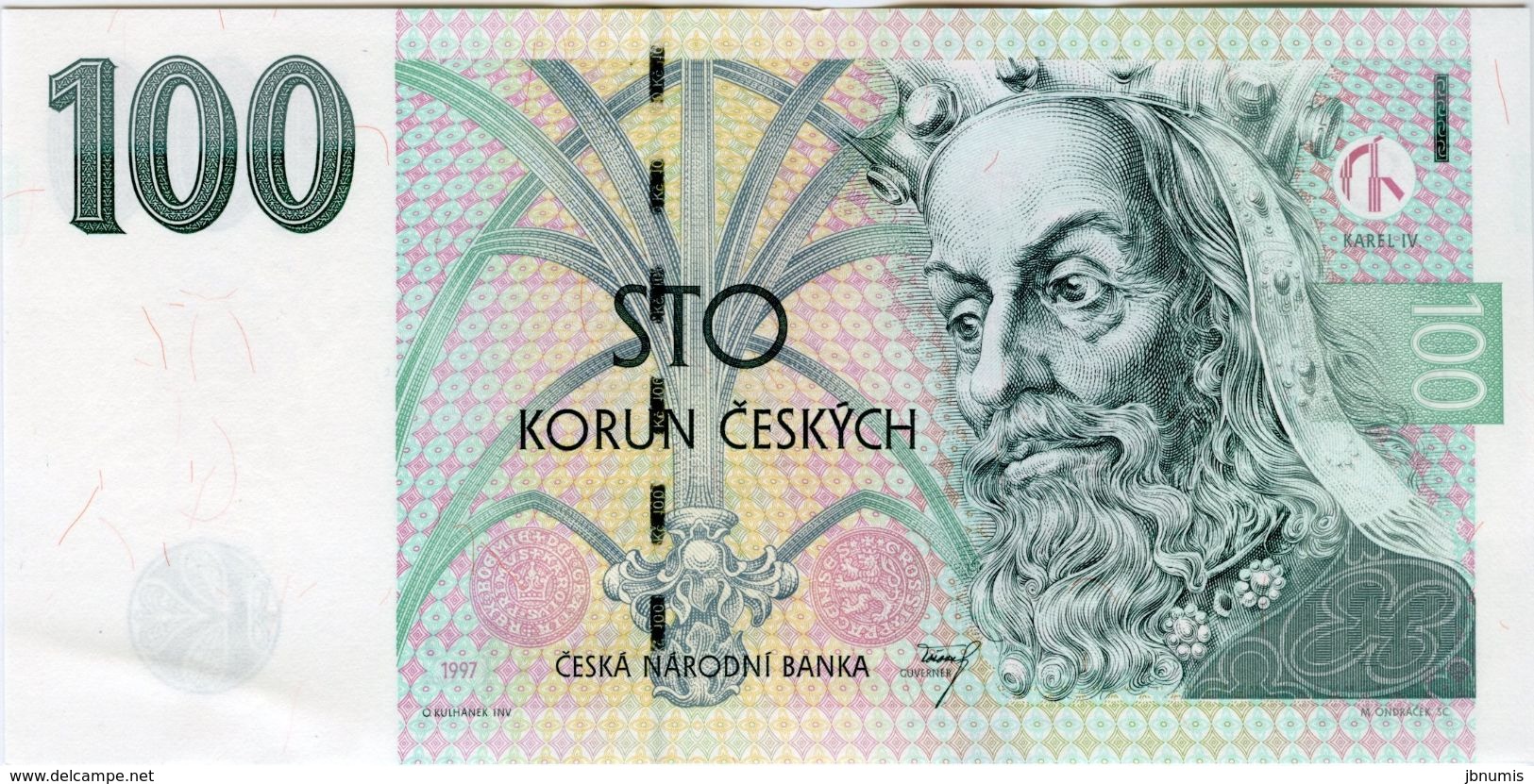 République Tchèque Czech Republic 100 Korum 1997 P18 - Tchéquie