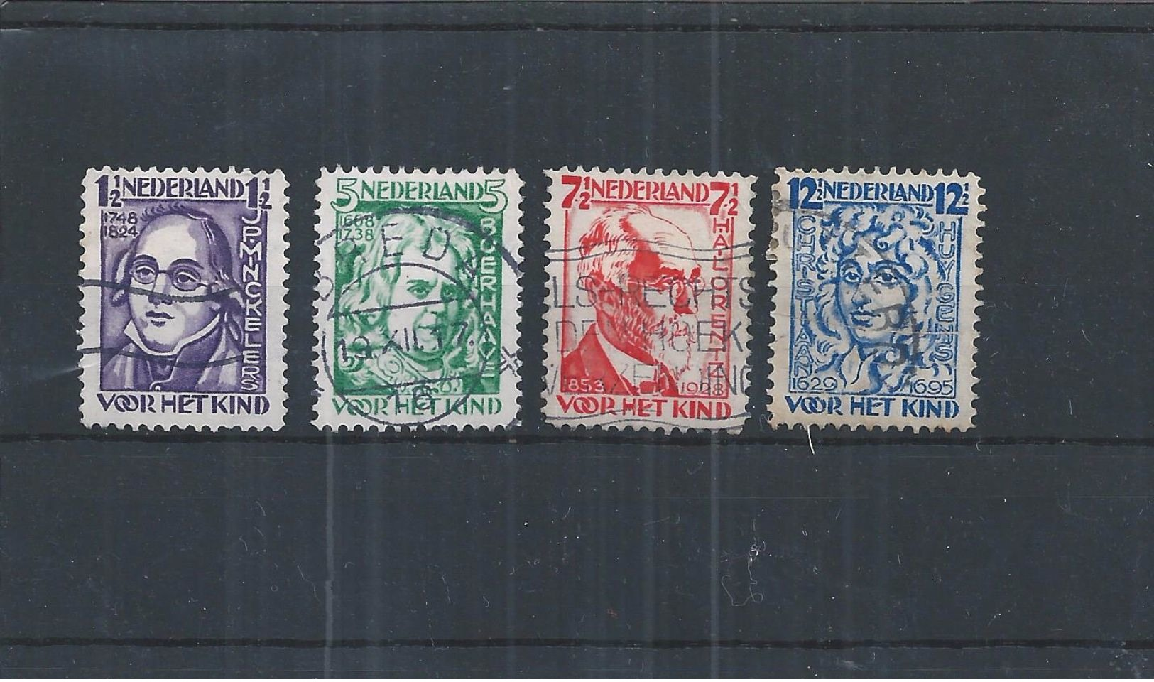 NederlandPayBas 220-23 O (NVPH 13 EUR) JaarAnnée 1928 - Oblitérés