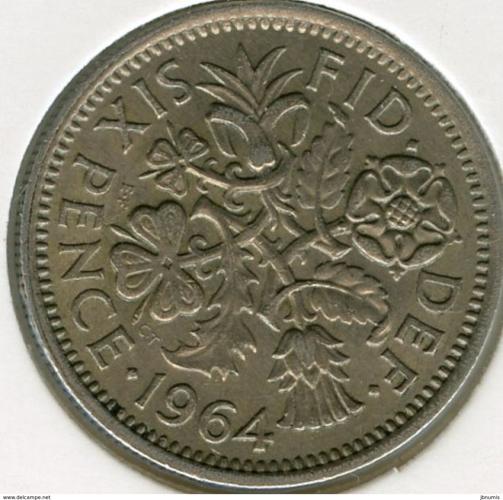 Grande Bretagne Great Britain 6 Pence 1964 KM 903 - H. 6 Pence