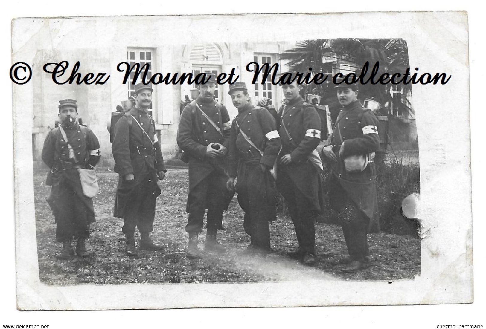 GIRONDE 1913 - REGIMENT - INFIRMIERS - CARTE PHOTO MILITAIRE - Regimenten