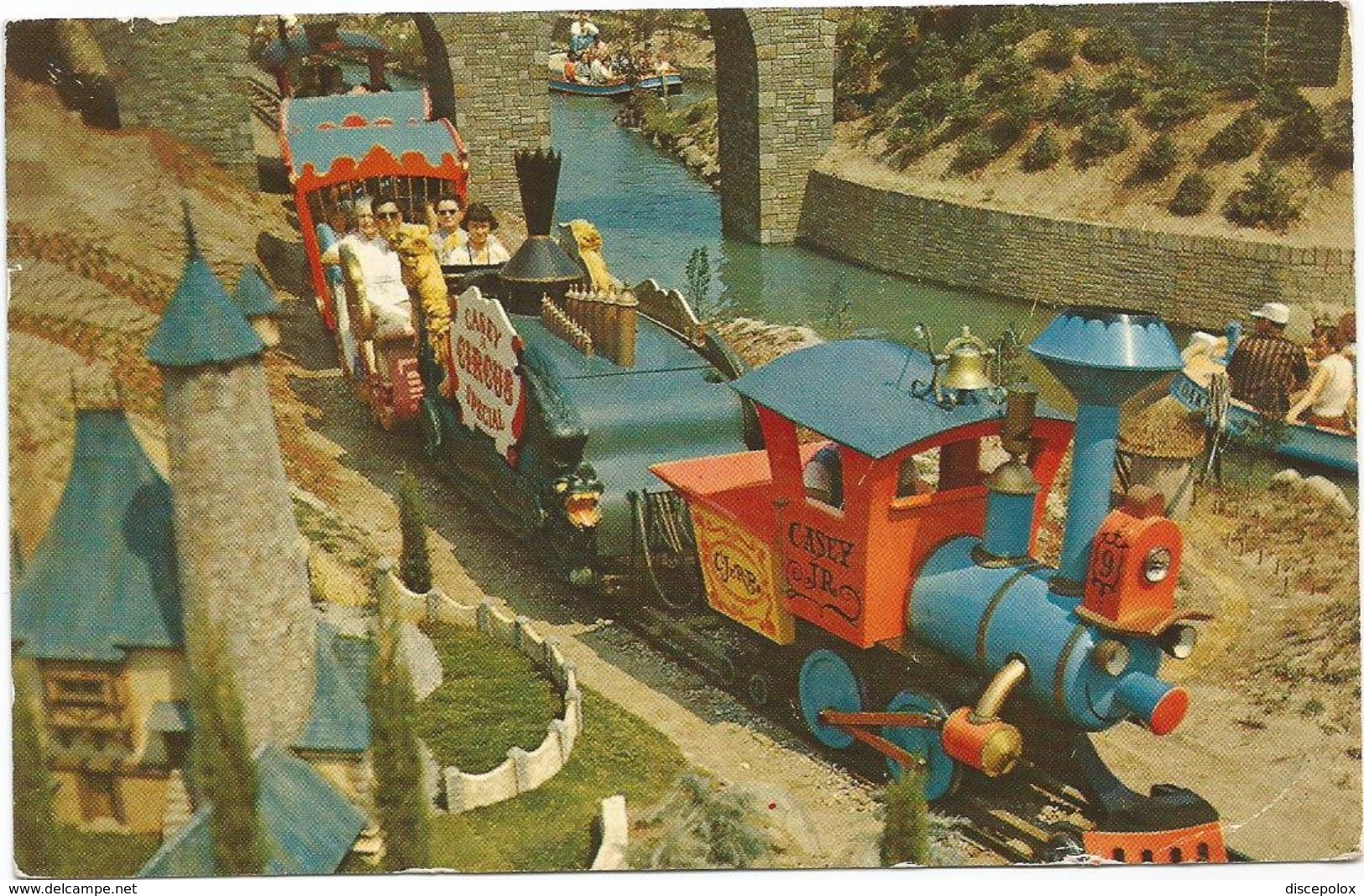 Z3244 Disneyland - Casey Jr Junior - Walt Disney / Viaggiata 1958 - Disneyland