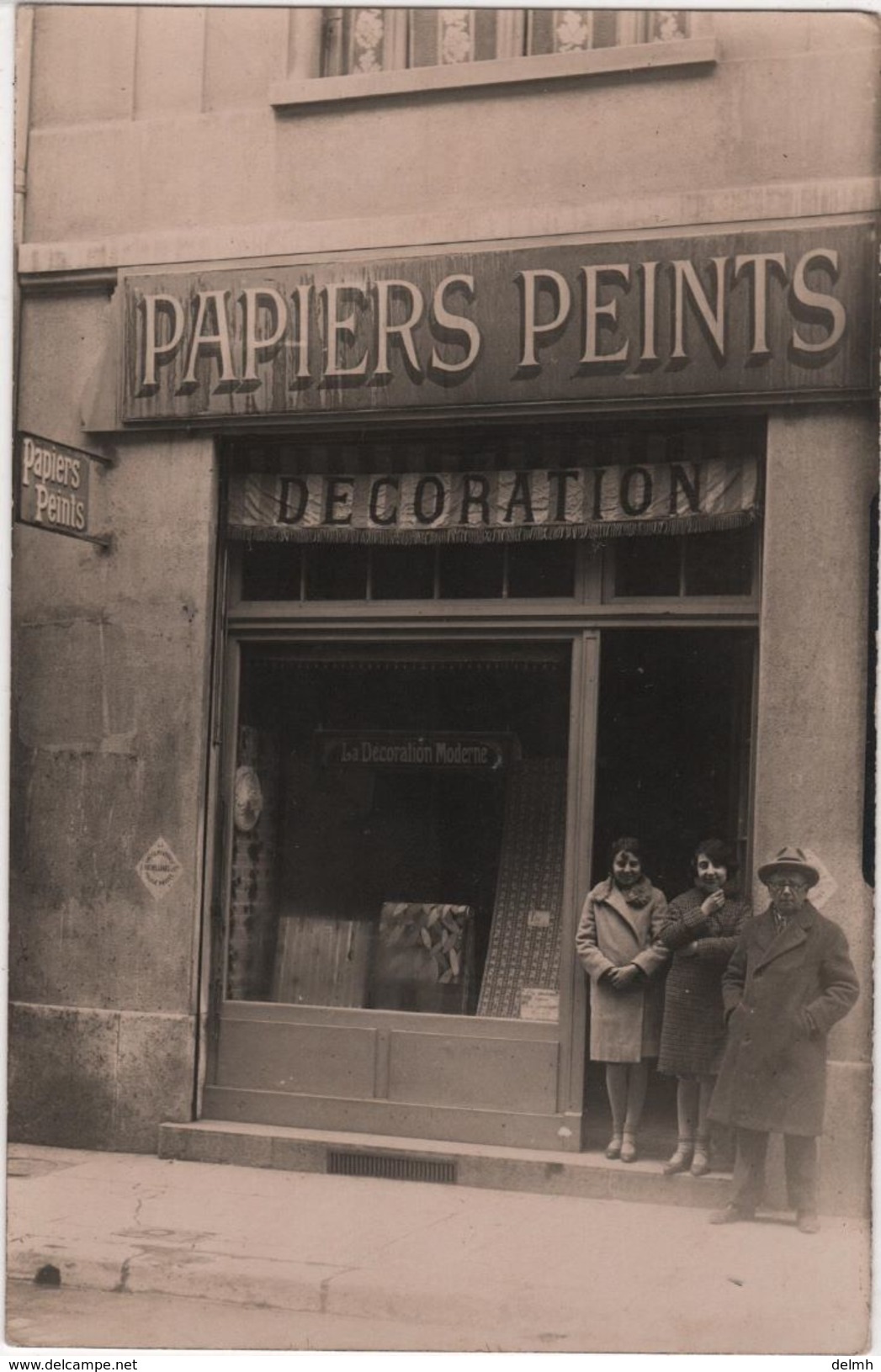 Carte Photo Commerce Magasin Papiers Peints Lieu à Identifier - Negozi