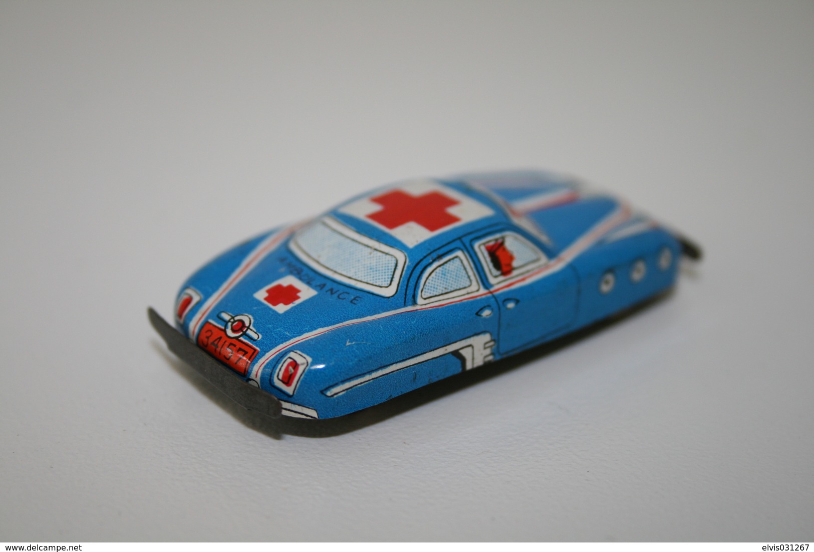 Vintage TIN TOY CAR : Maker NAKAMURA (TN) - Mini Penny Toy Ambulance - 5,5cm - JAPAN - 1950's - - Collectors E Strani - Tutte Marche