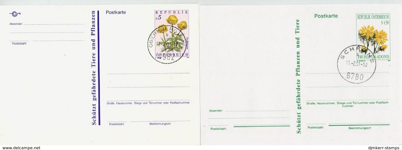 AUSTRIA 1975-92 Fourteen Stationery Cards. C.t.o.. - Andere & Zonder Classificatie