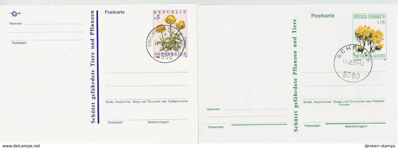 AUSTRIA 1975-92 Fourteen Stationery Cards. C.t.o.. - Other & Unclassified