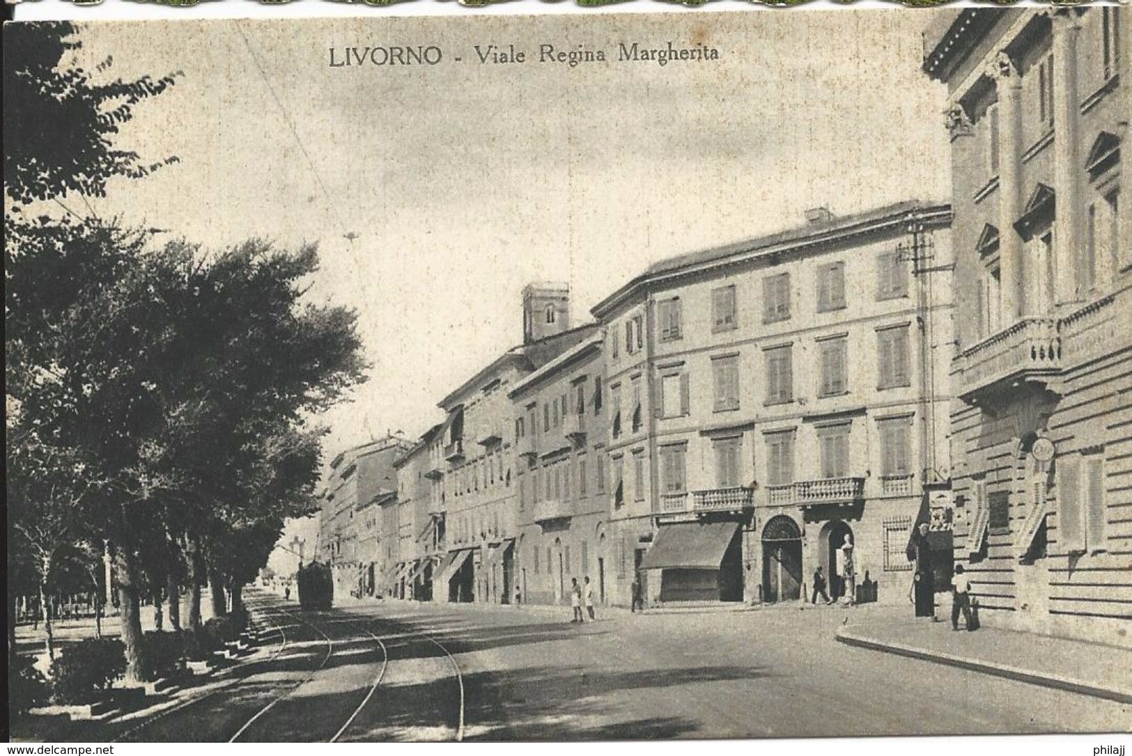 LIVORNO (Italie) VIALE Regina Margherita - Autres & Non Classés