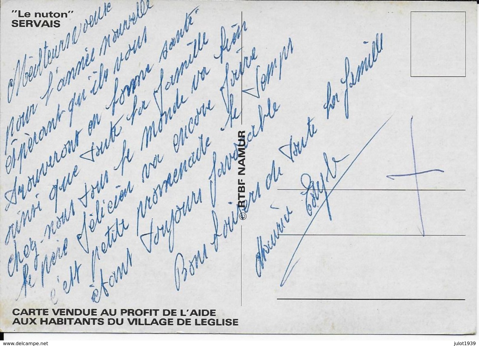 LEGLISE ..-- " LE NUTON " Carte De Jean - Claude SERVAIS . - Léglise