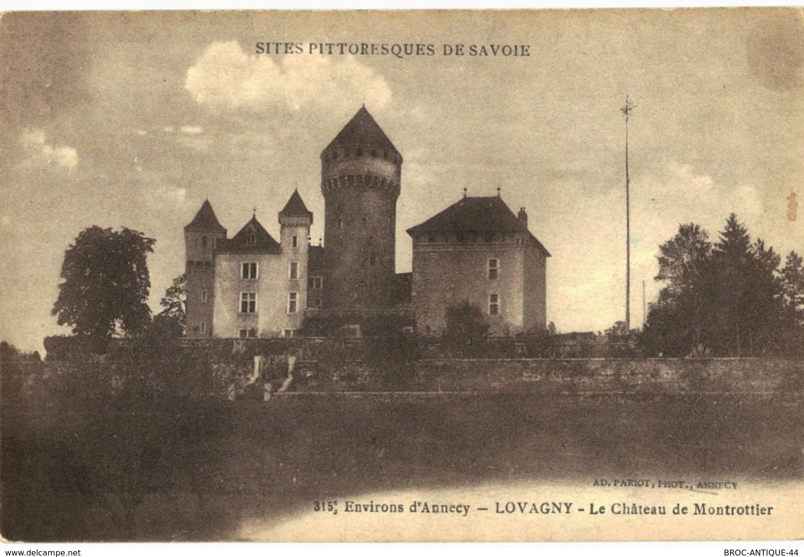 CPA N°3011 - LOT DE 5 CARTES DE LOVAGNY - CHATEAU DE MONTROTTIER - Lovagny