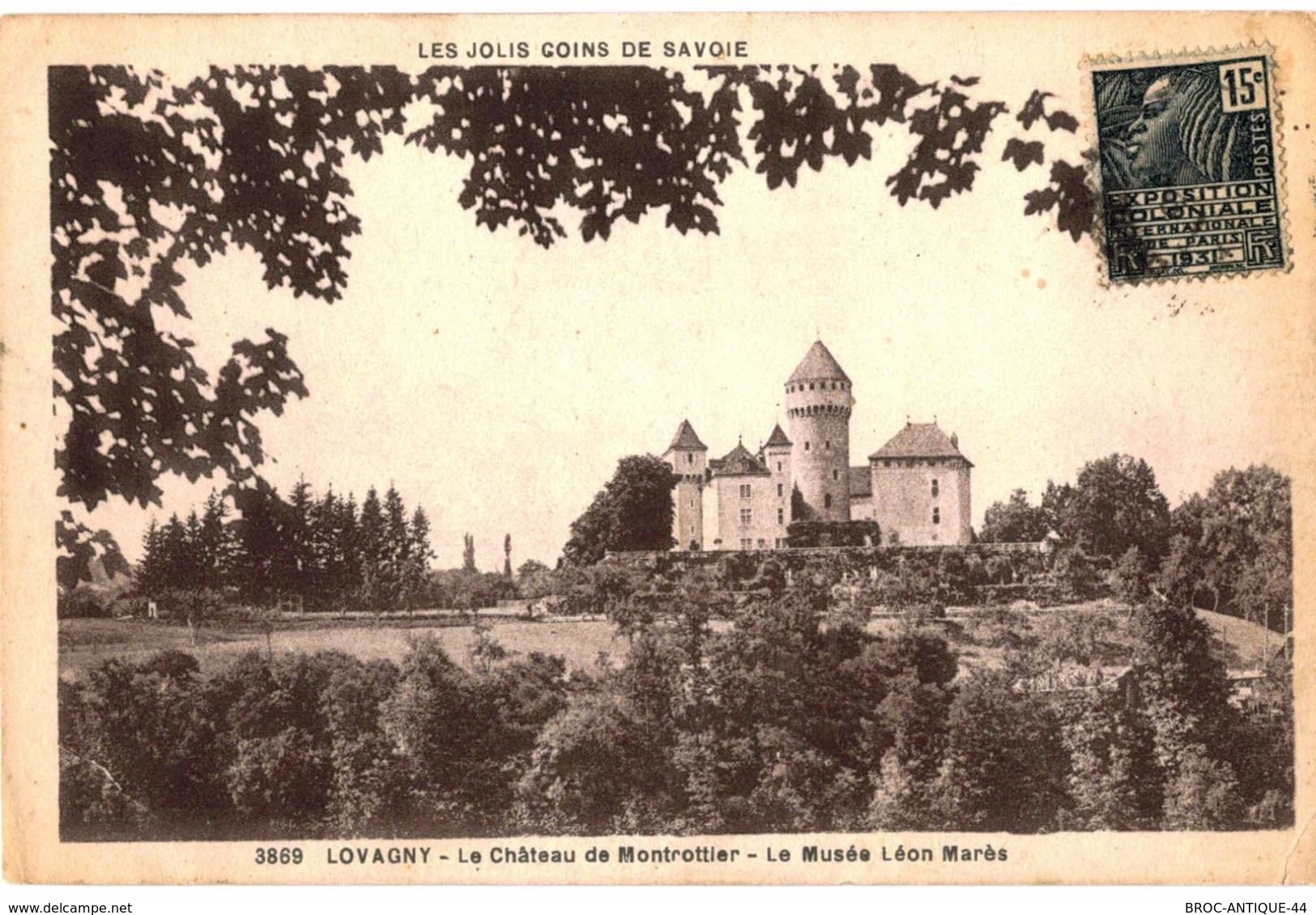 CPA N°3011 - LOT DE 5 CARTES DE LOVAGNY - CHATEAU DE MONTROTTIER